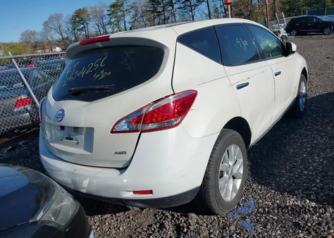 2012 Nissan Murano S из США, поврежденный, VIN JN8AZ1MW0CW232957